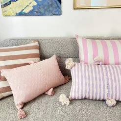 Archive New York Santiago Cabana Stripe Throw Pillow - Tan Home Goods 12 Archive New York Santiago Cabana Stripe Throw Pillow - Tan Home Goods