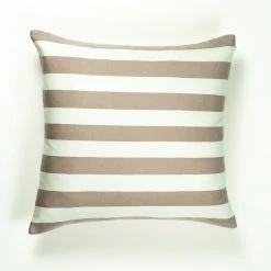 Archive New York Santiago Cabana Stripe Throw Pillow - Tan Home Goods