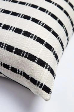 Archive New York Santiago Grid Throw Pillow - Black + White Home Goods