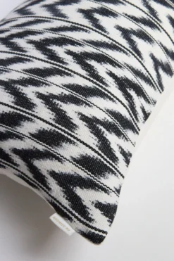 Archive New York Toto Ikat Lumbar Pillow - Black + White