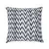 Archive New York Toto Ikat Throw Pillow - Black + White Handcrafted