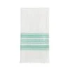 Archive New York White + Mint Kitchen Towel 2 Archive New York White + Mint Kitchen Towel