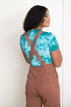 North Of West Ariel Upcycled Overalls - Terracotta