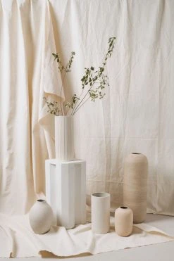 August Sage Antonia Textured Extra Large Stoneware Vase Home Goods