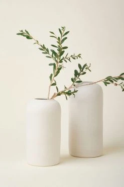 August Sage Gemma Stoneware Vase