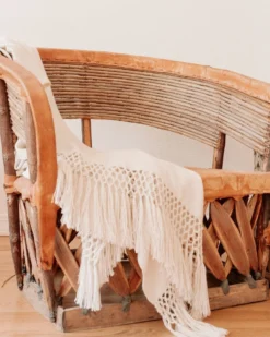 August Sage BIPOC Owned Luna Alpaca Throw Blanket