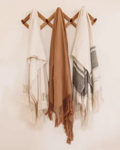 August Sage BIPOC Owned Luna Alpaca Throw Blanket