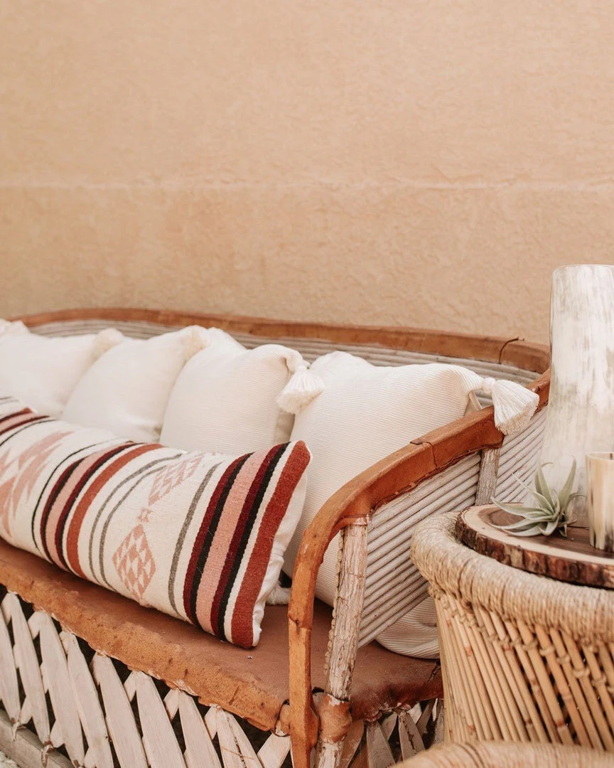 August Sage Sophia Rosado Wool Lumbar Pillow 10 August Sage Sophia Rosado Wool Lumbar Pillow