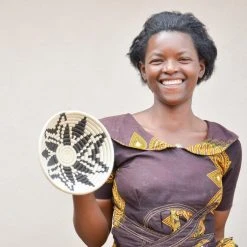 Azizi Life Home Goods Boutique Cactus Blossom Woven Bowls