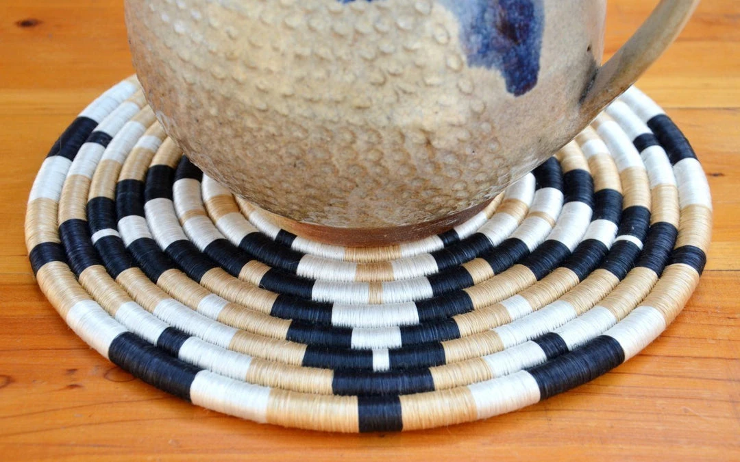 Azizi Life Best Sellers Boutique Woven Trivets 4 Azizi Life Best Sellers Boutique Woven Trivets