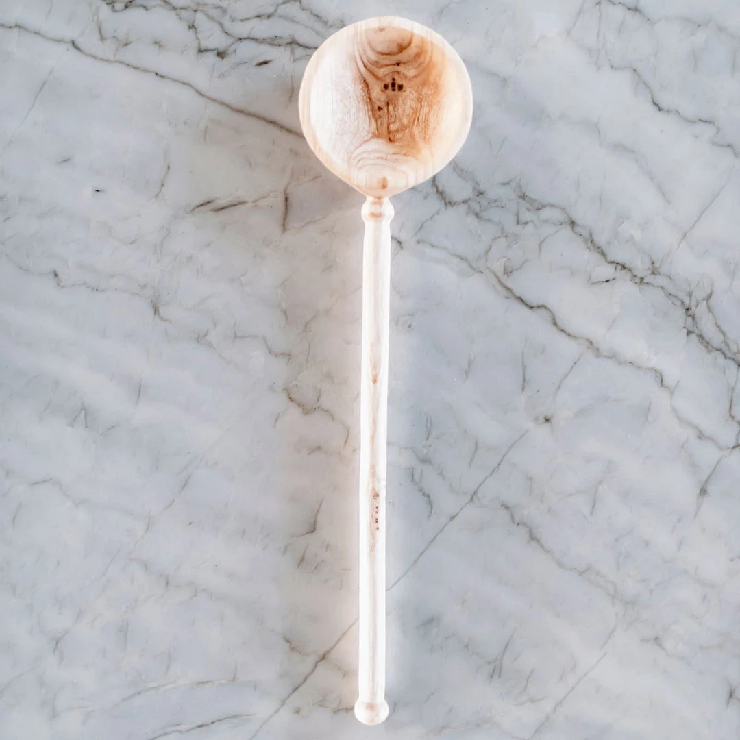 Azizi Life Home Goods Kendal Large Wooden Spoon / Scoop 4 Azizi Life Home Goods Kendal Large Wooden Spoon / Scoop