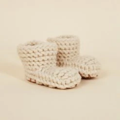 Chilote Best Sellers Baby's Salmon Leather Slippers