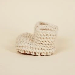 Chilote Best Sellers Baby's Salmon Leather Slippers