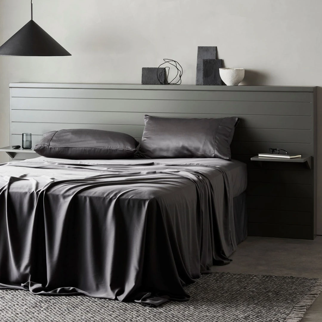 Ettitude Best Sellers Bamboo Sateen Sheet Set - Slate 3 Ettitude Best Sellers Bamboo Sateen Sheet Set - Slate