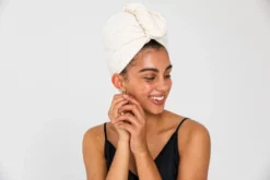 Ettitude Bamboo Waffle Hair Towel - Natural