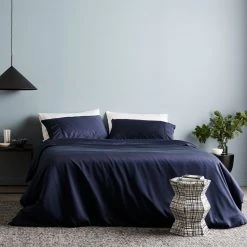 Ettitude Bamboo Sateen Duvet Cover - Ocean
