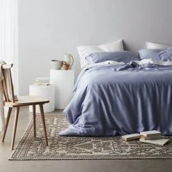 Ettitude Bamboo Sateen Duvet Cover - Sky Home Goods
