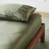 Ettitude Bamboo Sateen Fitted Sheet - Moss Best Sellers