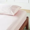 Ettitude Bamboo Sateen Fitted Sheet - Rose Sustainable Materials 2 Ettitude Bamboo Sateen Fitted Sheet - Rose Sustainable Materials