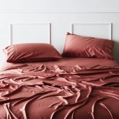 Ettitude Home Goods Bamboo Sateen Flat Sheet - Canyon