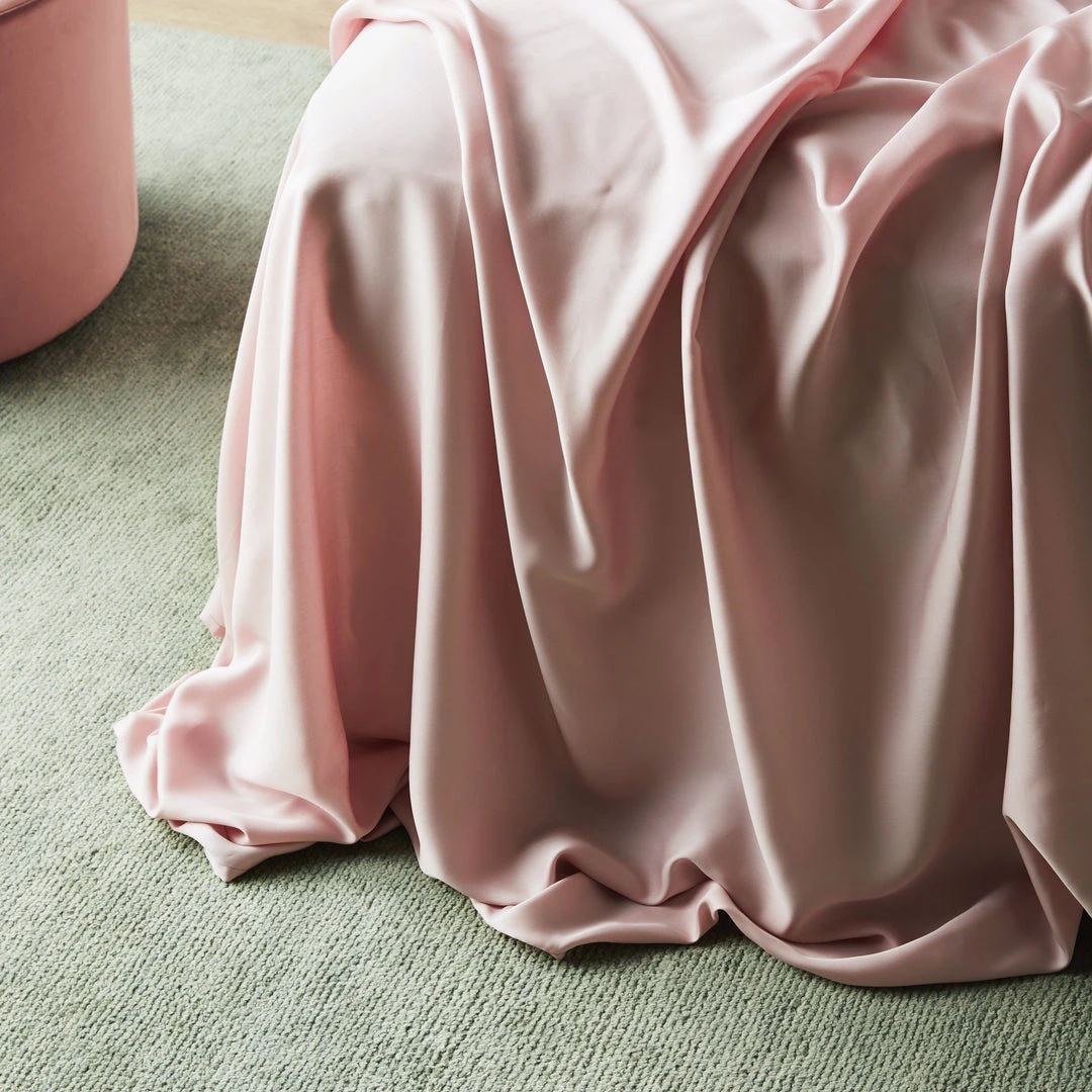 Ettitude Bamboo Sateen Flat Sheet - Rose Sustainable Materials 4 Ettitude Bamboo Sateen Flat Sheet - Rose Sustainable Materials