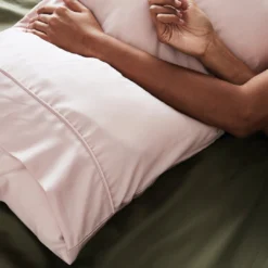 Ettitude Bamboo Sateen Pillowcase Set - Rose Sustainable Materials