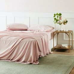 Ettitude Best Sellers Bamboo Sateen Sheet Set - Rose 9 Ettitude Best Sellers Bamboo Sateen Sheet Set - Rose