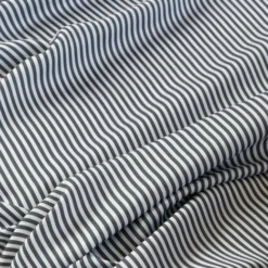 Ettitude Bamboo Sateen Sheet Set - Slate Stripes