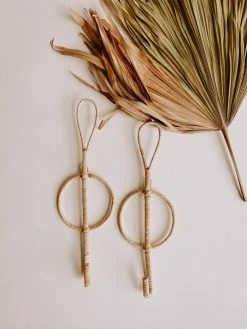 Village Thrive Banyak Rattan Wall Hook Set Home Goods