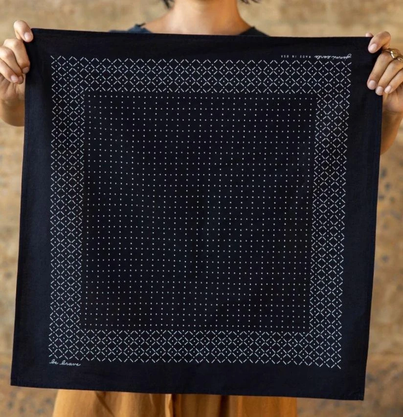 Jenni Earle Be Brave Bandana - Black Best Sellers 4 Jenni Earle Be Brave Bandana - Black Best Sellers