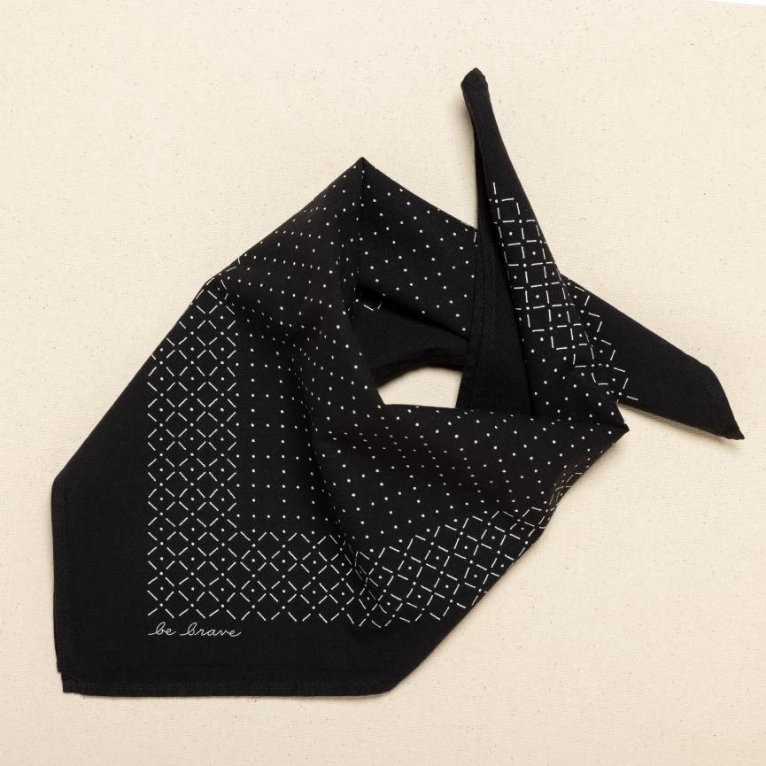 Jenni Earle Be Brave Bandana - Black Best Sellers 3 Jenni Earle Be Brave Bandana - Black Best Sellers