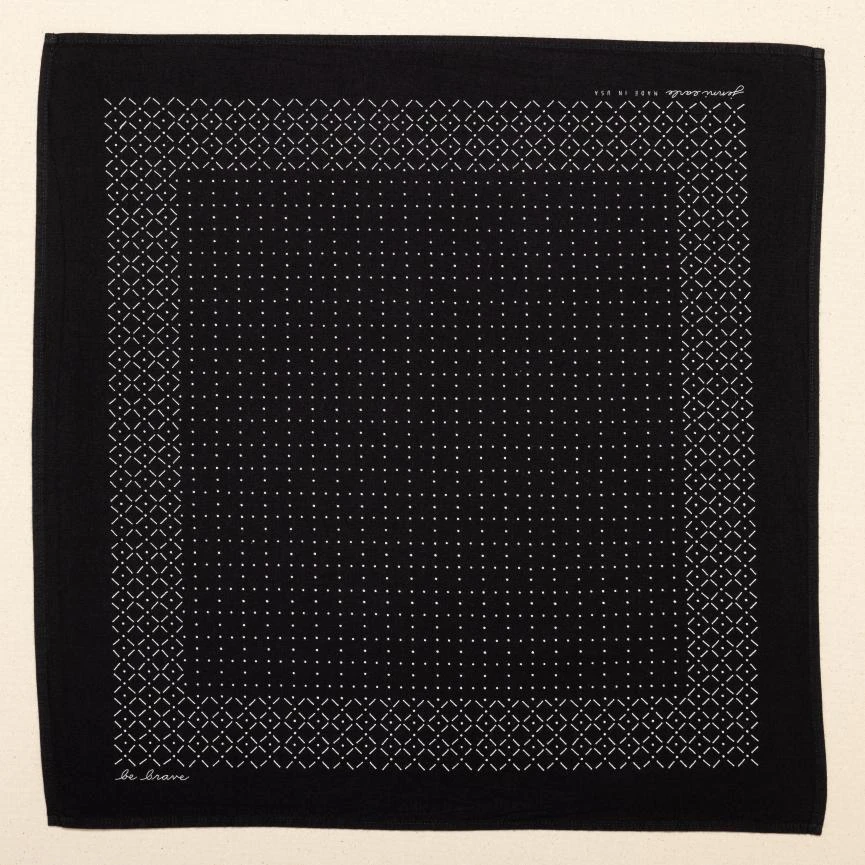 Jenni Earle Be Brave Bandana - Black Best Sellers 6 Jenni Earle Be Brave Bandana - Black Best Sellers