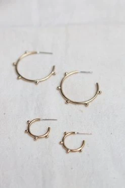 Yewo Jewelry Bentu Recycled Hoop Earrings