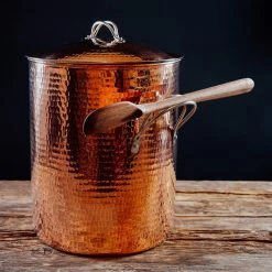 Sertodo Copper Home Goods Big, Beautiful Recycled Copper Stock Pot