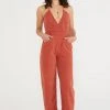 ÉTICA New Arrivals Birdie Halter Jumpsuit - Bossa Nova
