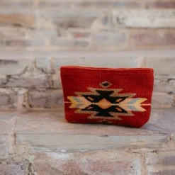MZ Fair Trade Accessories Blood Moon Wool Clutch Bag