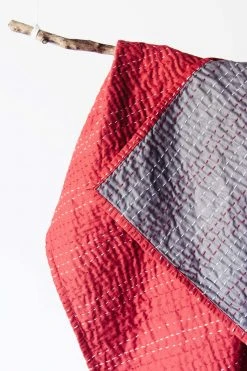 Bloom & Give Barmer Kantha Throw Blanket - Red Best Sellers 7 Bloom & Give Barmer Kantha Throw Blanket - Red Best Sellers
