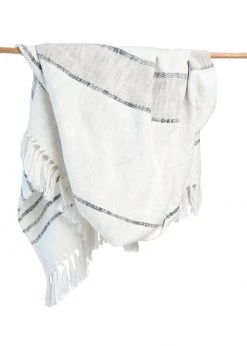 Bloom & Give Best Sellers Duka Throw Blanket - Ivory