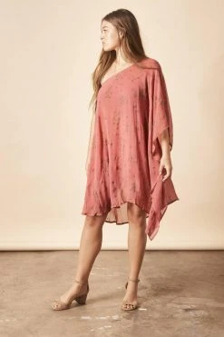 Symbology Blooming Floral One Shoulder Dress In Coral + Gold Best Sellers 5 Symbology Blooming Floral One Shoulder Dress In Coral + Gold Best Sellers