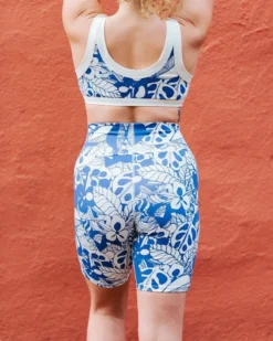 Thunderpants USA Blue Bloem Bralette Fair Trade 14 Thunderpants USA Blue Bloem Bralette Fair Trade