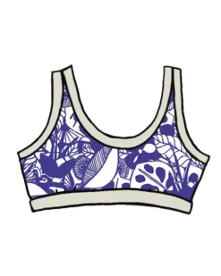 Thunderpants USA Blue Bloem Bralette Fair Trade 12 Thunderpants USA Blue Bloem Bralette Fair Trade