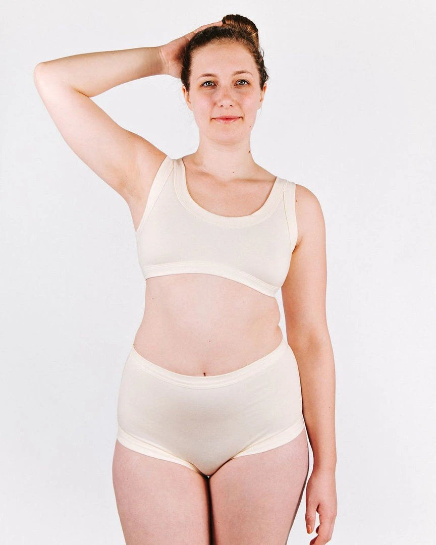 Thunderpants USA Blue Bloem Bralette Fair Trade 8 Thunderpants USA Blue Bloem Bralette Fair Trade