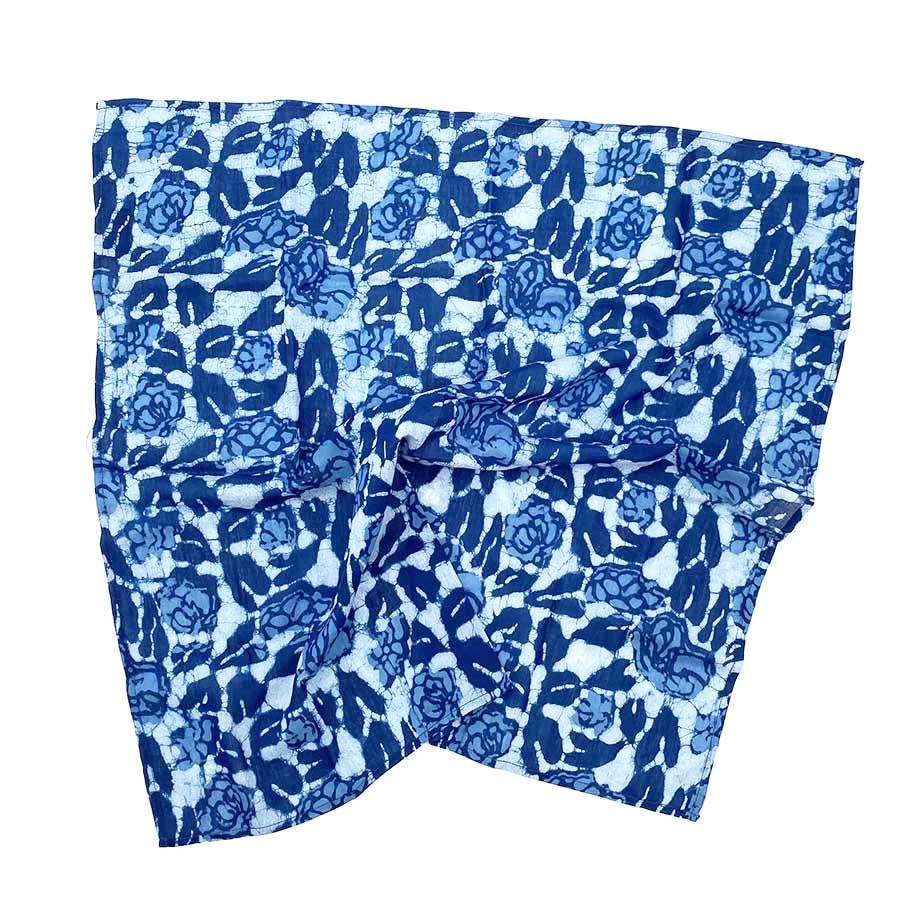 Ichcha Blue Floral Bandana 6 Ichcha Blue Floral Bandana