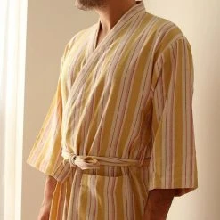 Anatolico Best Sellers Boho Mustard Unisex Turkish Robe 10 Anatolico Best Sellers Boho Mustard Unisex Turkish Robe