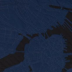 Haptic Lab Boston Map Throw Quilt