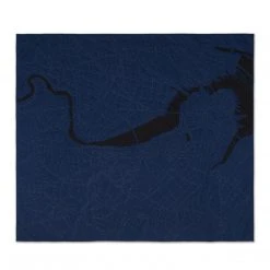 Haptic Lab Boston Map Throw Quilt
