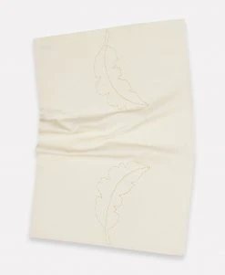 Anchal Home Goods Botanical Tea Towel - Bone