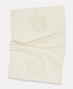 Anchal Home Goods Botanical Tea Towel - Bone