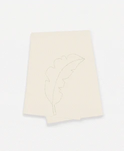 Anchal Home Goods Botanical Tea Towel - Bone