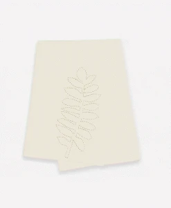 Anchal Home Goods Botanical Tea Towel - Bone